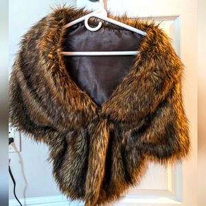 NWOT Fur Shawl